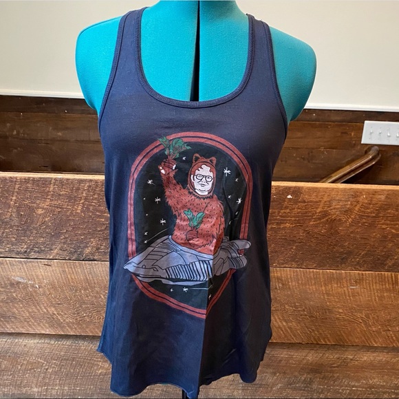 The Office Dwight Beet Farm Flowy Racerback Tank - Picture 3 of 11